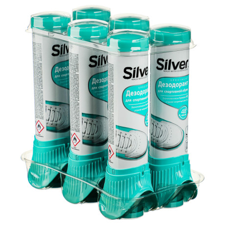 SILVER Дезодорант для спортивной обуви, 100 мл, SD3005-00/2005-00