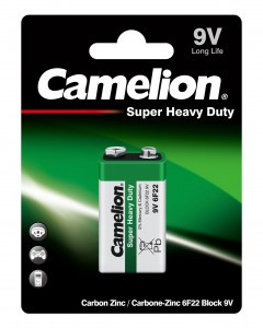 Э/п Camelion HEAVY DUTY Green 6F22  BL1