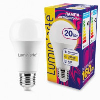 Lumin&#039;arte лампа св/д ЛОН A60 20W E27 (1600lm) 3000К 2K 120x60 LSTD-A60-20W3KE27