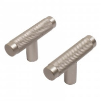 Ручка-кнопка мебельная Knob AP2308 SN сатин 2шт (цена за пару (25, 250) StahlBuro