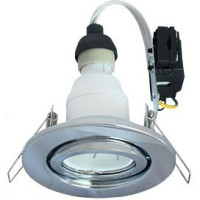 &quot;Ecola GU10-FT3008 св-к встр. поворотный Хром 40x105 FC1008ECB (10!)