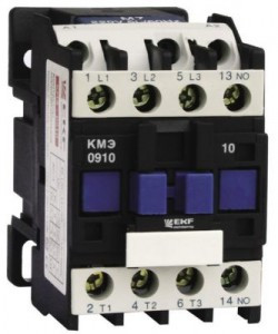 EKF Контактор малогабаритный КМЭ 9А 380В NO ctr-s-9-380