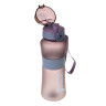 SILAPRO MAX Бутылка спортивная с замком, ELDERBERRY-ULTIMATE GREY, 600мл, РС, силикон