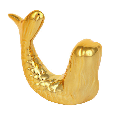 Фигурка декоративная Русалочка, 6,2x2x5,4 см, цвет золотой