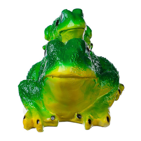 Фигура садовая Две жабы 16х27см гипс