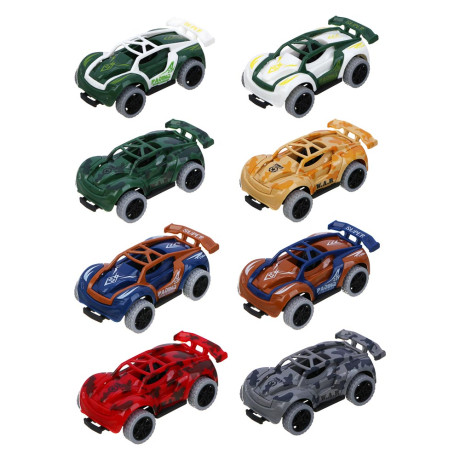 ИГРОЛЕНД Машинка трюковая "Супер перевертыш", инерция, ABS, 10,5х5,5х8,5 см, 8 диз