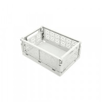 Ящик складной STOCKY S 165x124x73мм 1,2л белый 434297516 Бытпласт