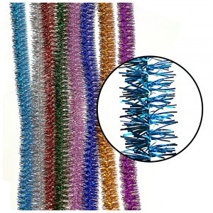 Мишура №11 2м*20мм цвет в ассортименте Волшебная страна