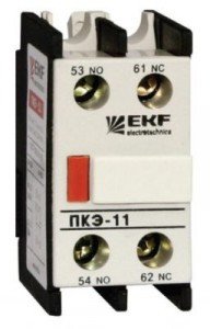 EKF Приставка контактная ПКЭ-04 4NC  ctr-sc-22