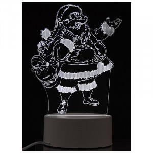 Energy ночник Дед Мороз EN-NL 25, 3W, синиий свет, база, 17*14см 106258