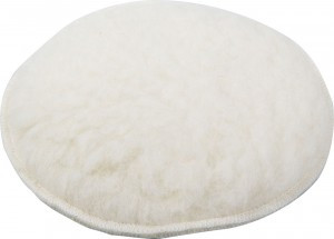 Полировальная насадка ЗУБР из натурального меха на липучке, 150мм