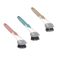 VETTA Щетка длинная с дозатором, полипропилен, 22,5х5,5х4,5 см,3 цвета