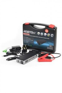 Предпусковой аккумулятор Robiton Emergency Power Set (3.7V 12Ah),miniUSB,microUSB,крок-лы,фон.,13294