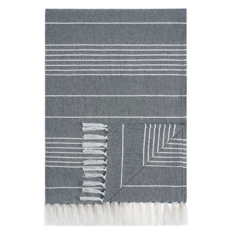 PROVANCE Нэви Плед хлопок 140х200см, синий