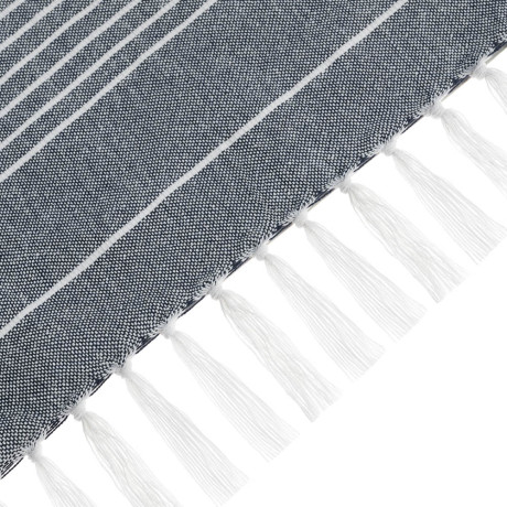 PROVANCE Нэви Плед хлопок 140х200см, синий