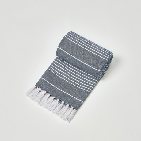 PROVANCE Нэви Плед хлопок 140х200см, синий