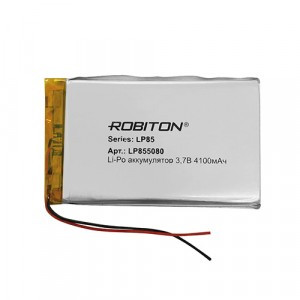 Ак-р Robiton Li-Po LP855080 3.7V 4100mAh с защитой PK1, 17240