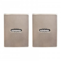 Накладка для сув/м пара) БУЛАТ НДС 02.08 ФЕРОНА   матовый никель (10,100)