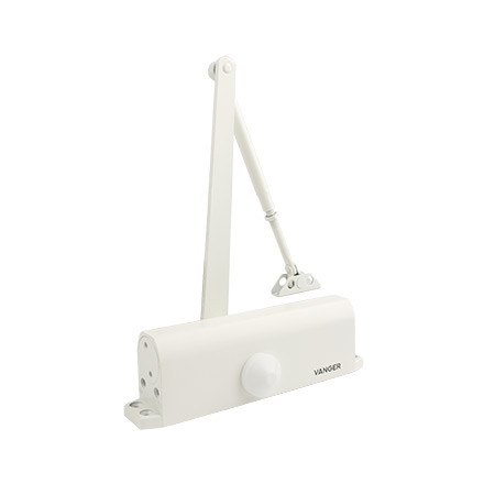 Доводчик дверной VANGER DC-180-W белый (дверь до180кг, t= -40°C)   \10