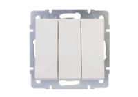 Lezard RAIN мех. выкл. СУ 3 кл. бел. (корпус PC) 703-0288-109