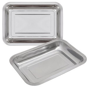 Противень д/запекания сталь прямоуг 27*20*3см (кратность 3!!!) 8-214 Мультидом