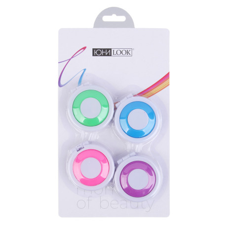 Набор мелков для окрашивания волос ЮНИLOOK 4шт, круглые, 4 цвета, ACS-77