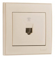 Lezard RAIN роз. телеф. СУ 1 мест. жемчужно-бел. металлик (корпус PC) 703-3030-137