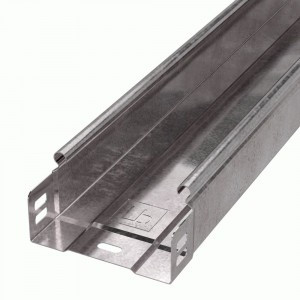 Промрукав Лоток неперфорированный Стандарт 100х80х3000 мм цена за 1 м (0,7 мм) (6 м/уп) PR16.0047