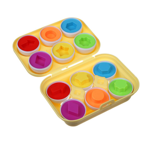 ИГРОЛЕНД Сортер для малышей "Яйца", ABS, PP, 17х12х7см