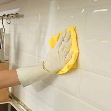 Салфетка универсальная из микрофибры 300 x 300 мм, желтая, Home Palisad