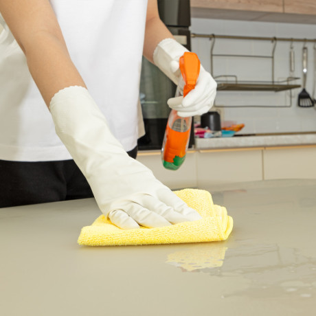 Салфетка универсальная из микрофибры 300 x 300 мм, желтая, Home Palisad