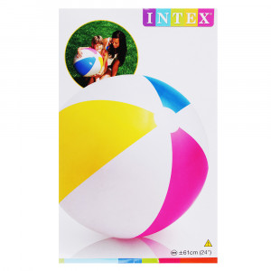 INTEX Мяч пляжный надувной 61см, Дольки, 59030NP