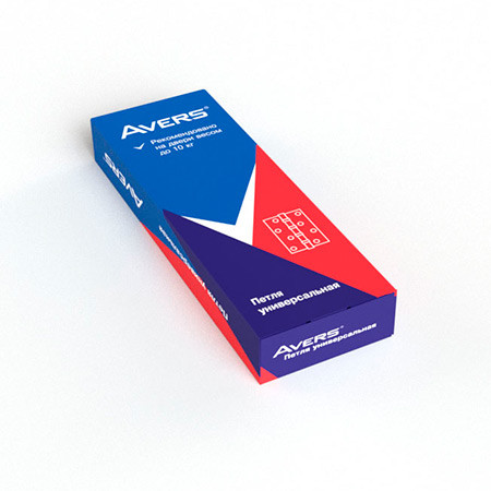 Петля AVERS 60х40х1,75-AB универсал. (бронза)   \2 (48/384)