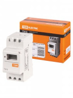 TDM таймер электрон. (реле времени) ТЭ15-1мин/7дн-16on/off-16А-DIN на DIN-рейку SQ1503-0005