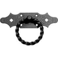 Домарт Ручка-кольцо РК 80 мод.5 СУЗДАЛЬ черная (10)