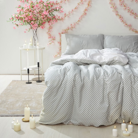 PROVANCE Хейзел Комплект постельного белья 1,5 (4 предмета), микросатин, 2 дизайна