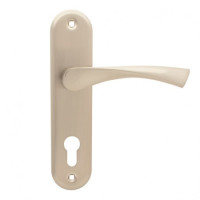 Ручки на планке Apecs HP-70.1223-AL-S (мат. хром, под цилиндр, межос-70мм)   \24