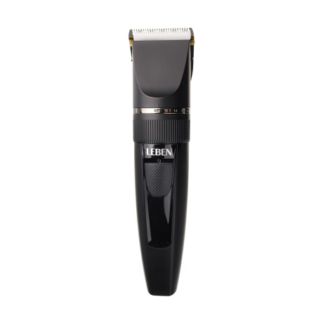 LEBEN Машинка для стрижки, керамические ножи, цифровой дисплей, аккумулятор 1200мАч, USB-кабель