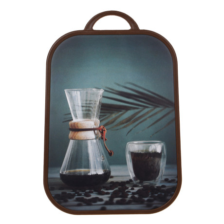 VETTA Доска разделочная "Кофе", 37x25х1,2см, полипропилен, 2 дизайна