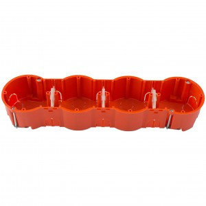 Bylectrica кор. уст. 4-х мест. для полых стен СУ 278х66х47,4мм, армлен, КЕ-506