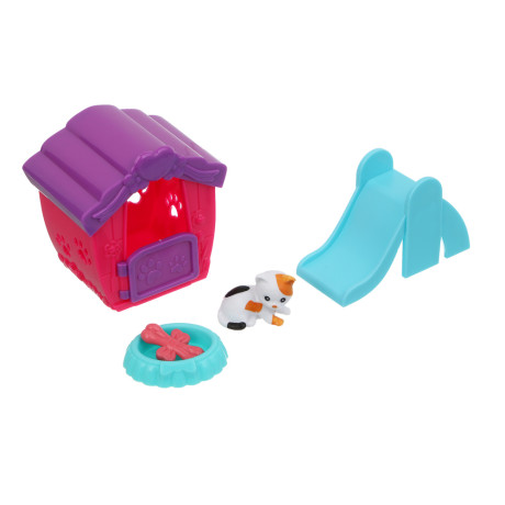 ИГРОЛЕНД Питомец с акс., 4 пр., PVC, ABS, 6,5х5,1х12,4 см, 4 вида