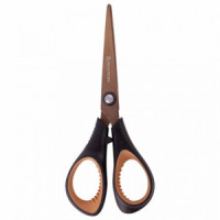 Ножницы BRAUBERG "Heavy Duty", 165 мм, суперпрочные, титановое покрытие, 2-х сторонняя заточка, блис