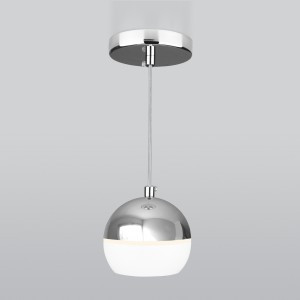 Elektrostandard св-к св/д подвесной 9W(519lm) 4200K 4K100х100х900 белый/хром DLS023 a047803