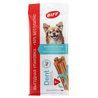 Жевательный снек Biff DENT для собак, со вкусом говядины, 6 шт./ уп, 55г