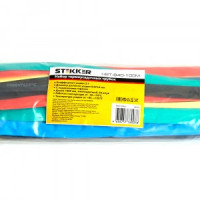 Stekker набор термоусадка трубка 8/4 100см  многоцв ( уп. 50 шт) HST-840-100M 39722