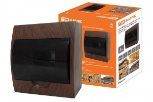 TDM бокс (корпус) пластик ЩРН-П- 8 мод. наружный бук IP41 SQ0901-0021