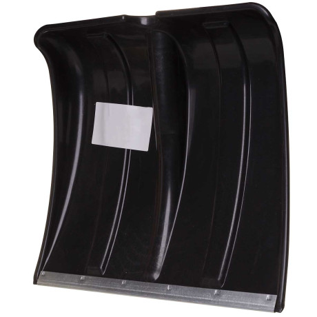 Лопата снегоуборочная пластмассовая СНЕГОВИК оцинкованная планка D32 380*360/10