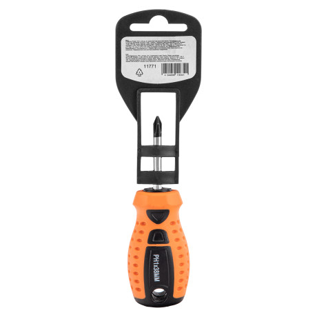 Отвертка "Point", PH1 х 38 мм, CrV, двухкомпонентная рукоятка Sparta