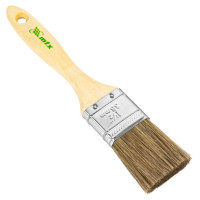 Кисть плоская &quot;Евро&quot; 1.5&quot;, смешанная щетина, деревянная ручка MTX