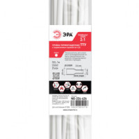 ЭРА термоусадка трубка ТУТнг 6/3 белая отрезки по 1м (уп. 25м цена за м)(1/25/500)